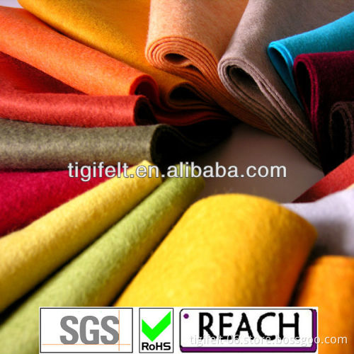 colourful wool felt for craft
